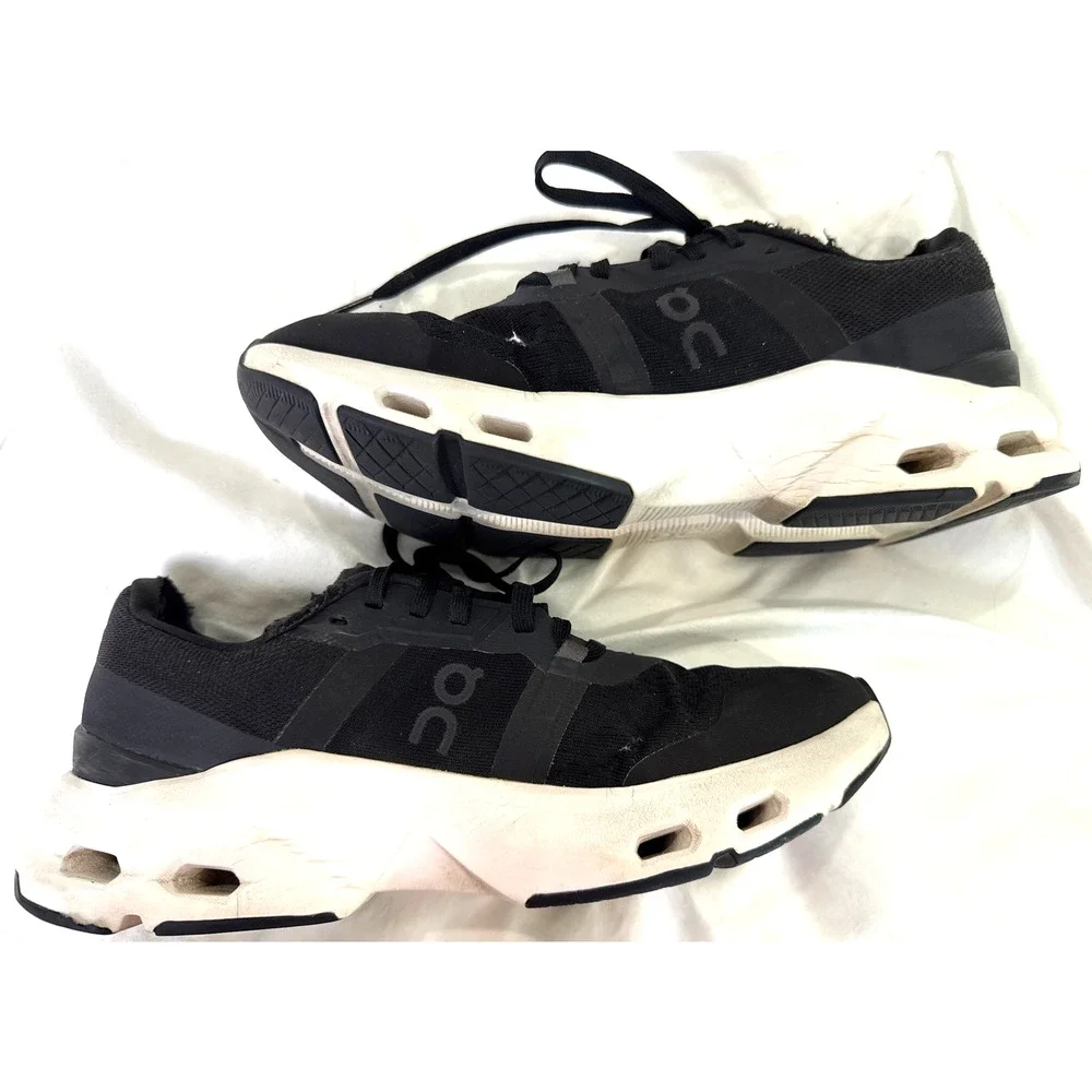 On Cloudpulse Black White Training Running Shoes Women's 8 Athletic Sneakers